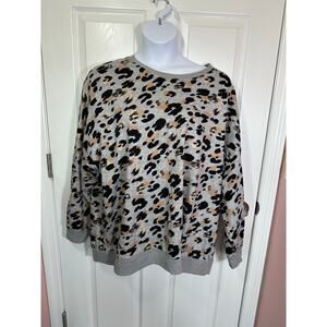 Secret Treasures Leopard 3x pullover sweatshirt